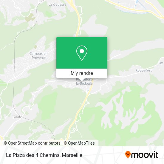 La Pizza des 4 Chemins plan