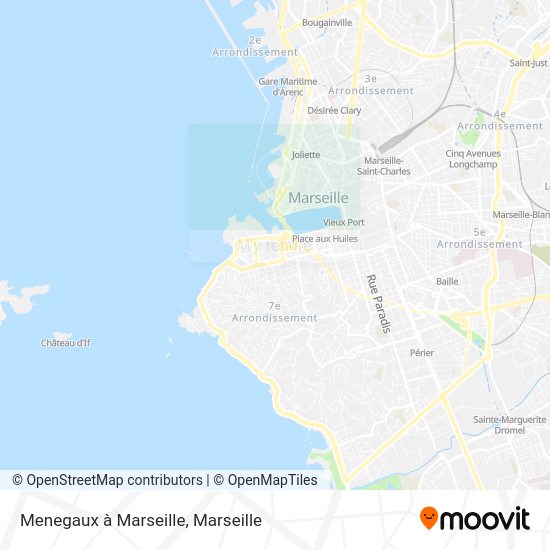 Menegaux à Marseille plan