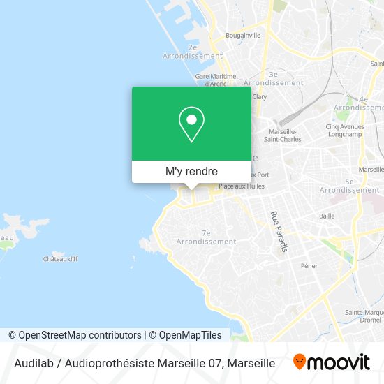 Audilab / Audioprothésiste Marseille 07 plan