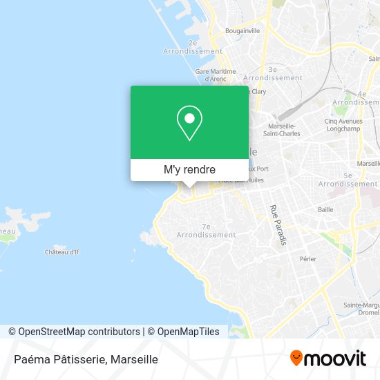 Paéma Pâtisserie plan