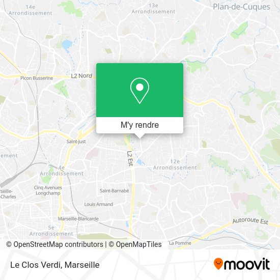 Le Clos Verdi plan