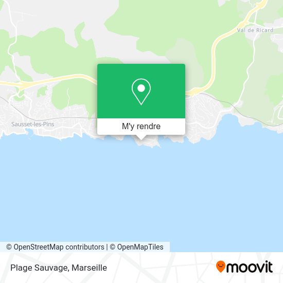 Plage Sauvage plan