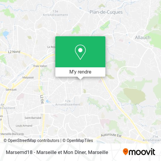 Marsemd18 - Marseille et Mon Dîner plan