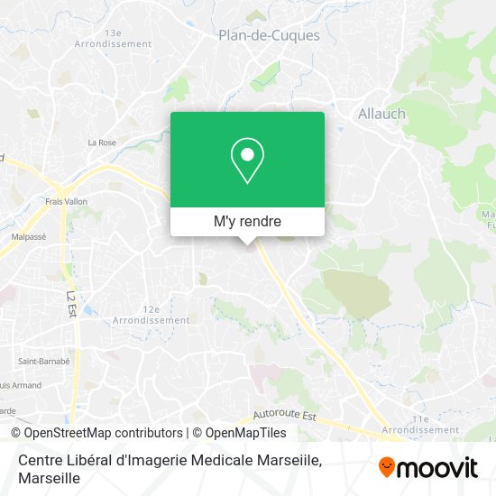 Centre Libéral d'Imagerie Medicale Marseiile plan