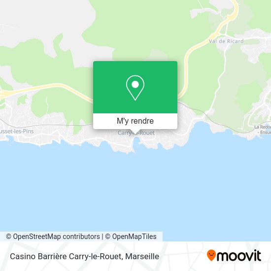 Casino Barrière Carry-le-Rouet plan