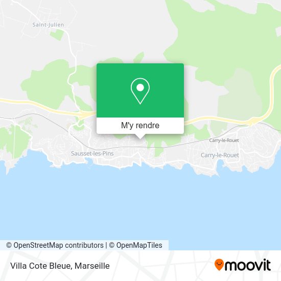 Villa Cote Bleue plan