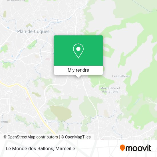 Le Monde des Ballons plan