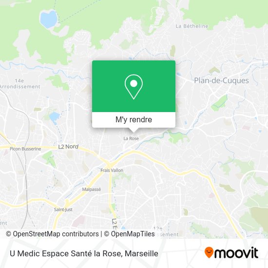 U Medic Espace Santé la Rose plan