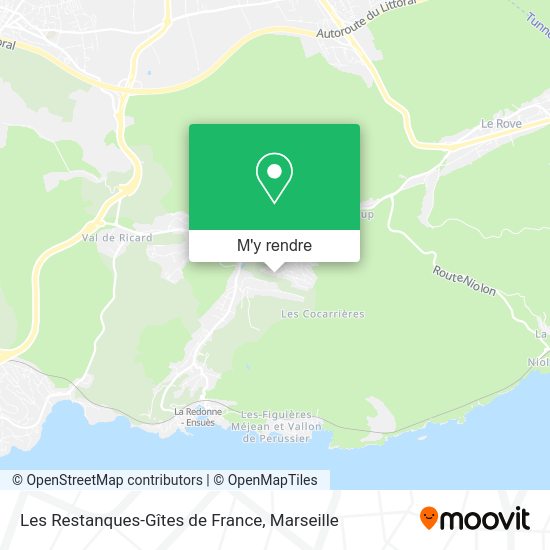 Les Restanques-Gîtes de France plan