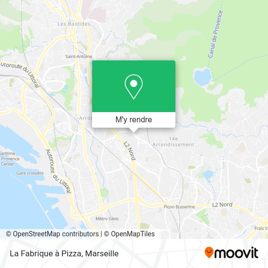 La Fabrique à Pizza plan