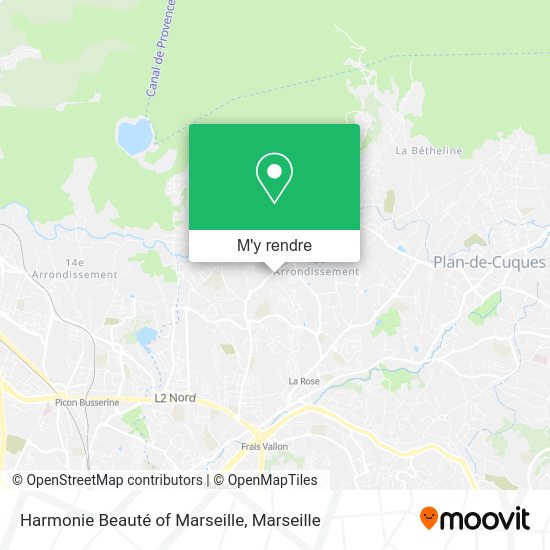 Harmonie Beauté of Marseille plan