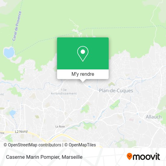 Caserne Marin Pompier plan