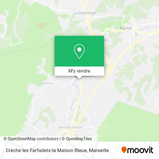 Crèche les Farfadets-la Maison Bleue plan