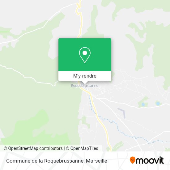 Commune de la Roquebrussanne plan