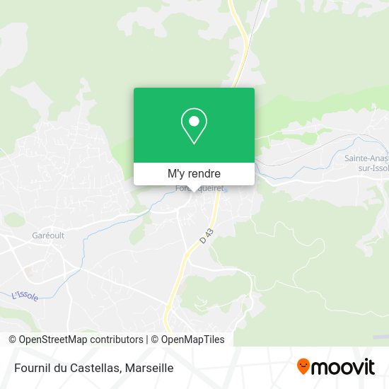 Fournil du Castellas plan
