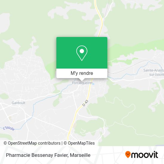 Pharmacie Bessenay Favier plan