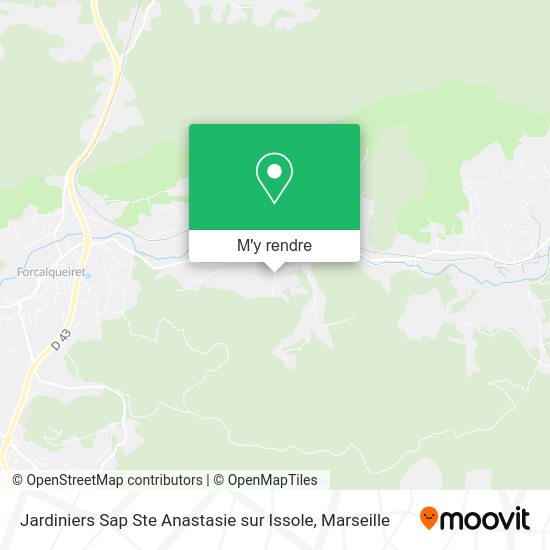 Jardiniers Sap Ste Anastasie sur Issole plan