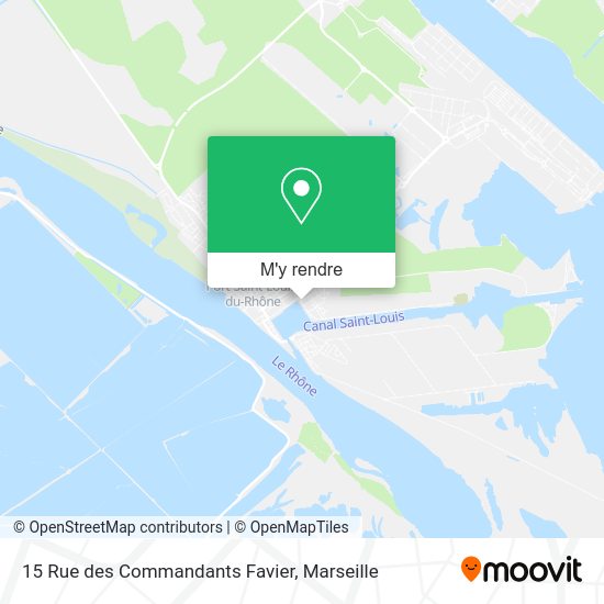 15 Rue des Commandants Favier plan
