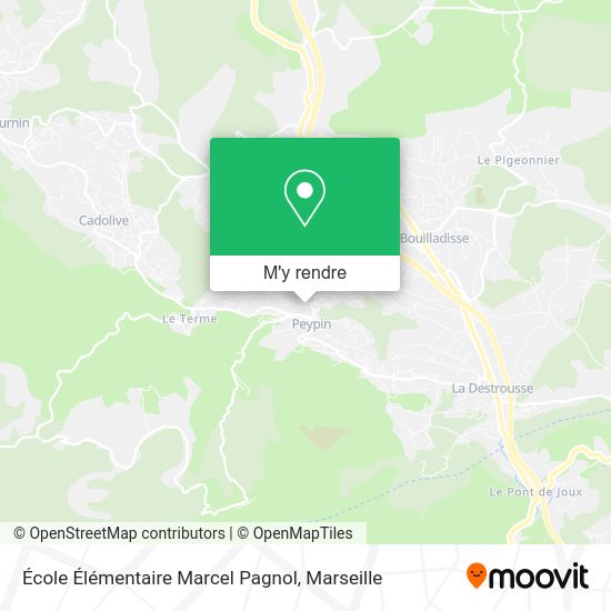 École Élémentaire Marcel Pagnol plan
