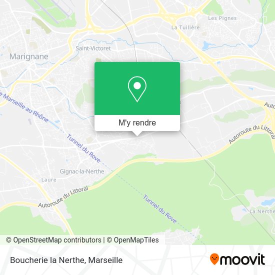 Boucherie la Nerthe plan
