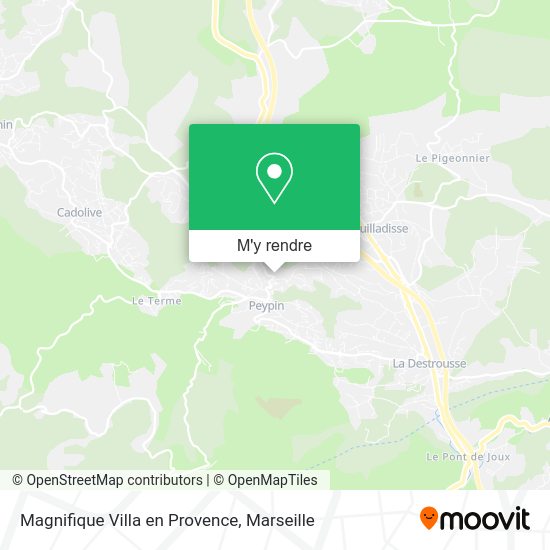 Magnifique Villa en Provence plan