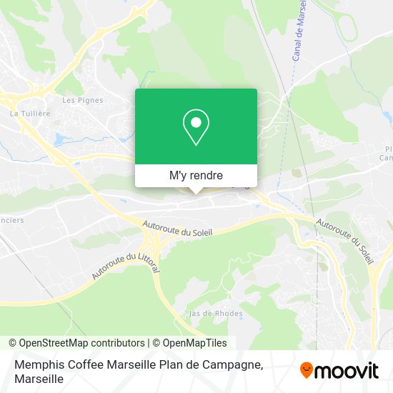 Memphis Coffee Marseille Plan de Campagne plan