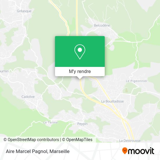 Aire Marcel Pagnol plan