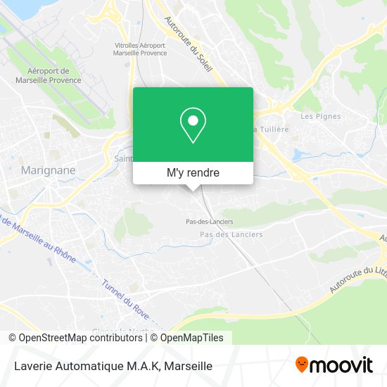 Laverie Automatique M.A.K plan