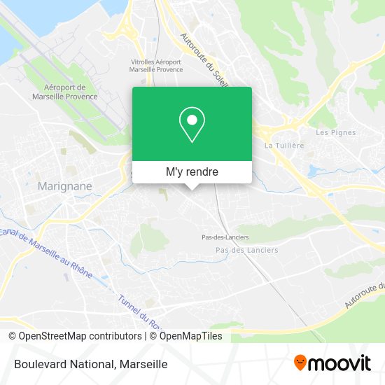 Boulevard National plan