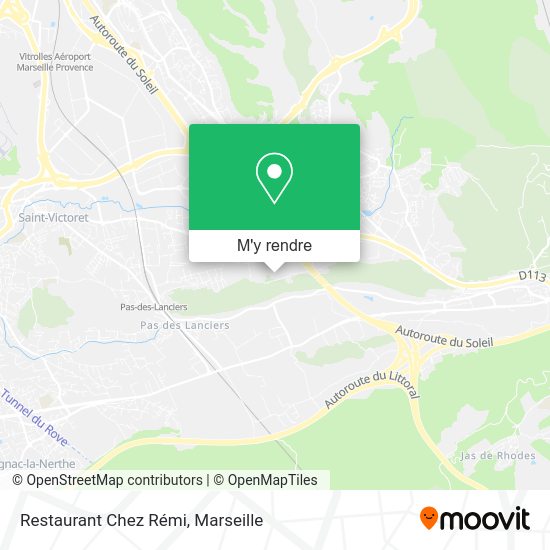 Restaurant Chez Rémi plan