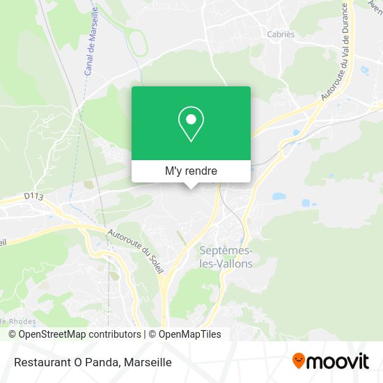 Restaurant O Panda plan