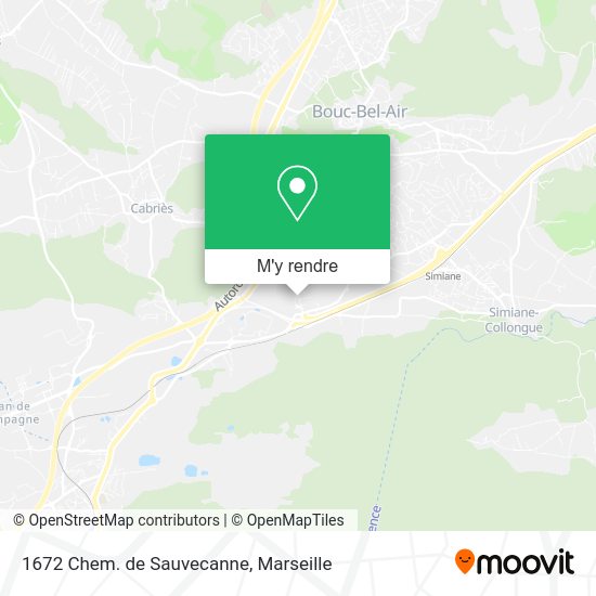 1672 Chem. de Sauvecanne plan