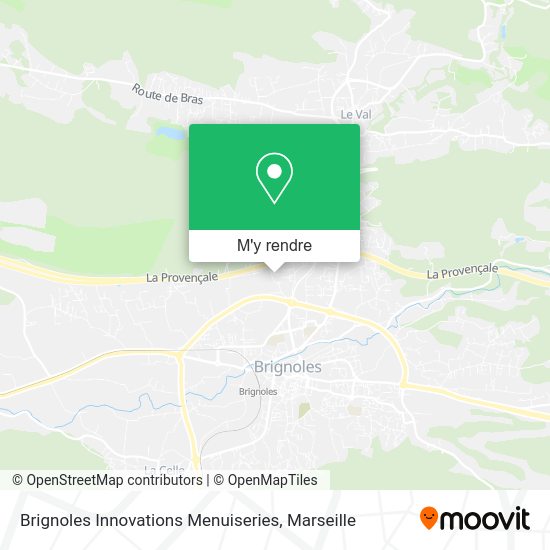 Brignoles Innovations Menuiseries plan