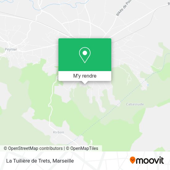 La Tuilière de Trets plan