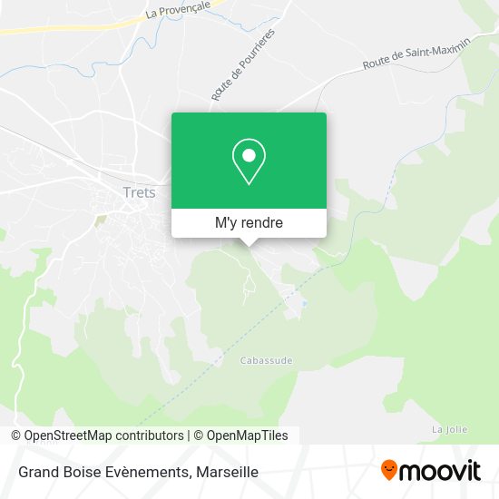 Grand Boise Evènements plan