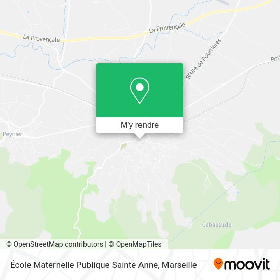 École Maternelle Publique Sainte Anne plan