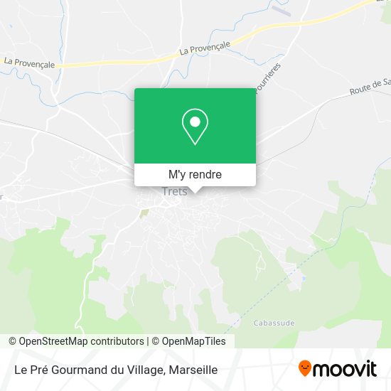 Le Pré Gourmand du Village plan