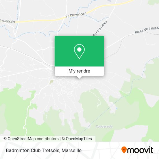 Badminton Club Tretsois plan