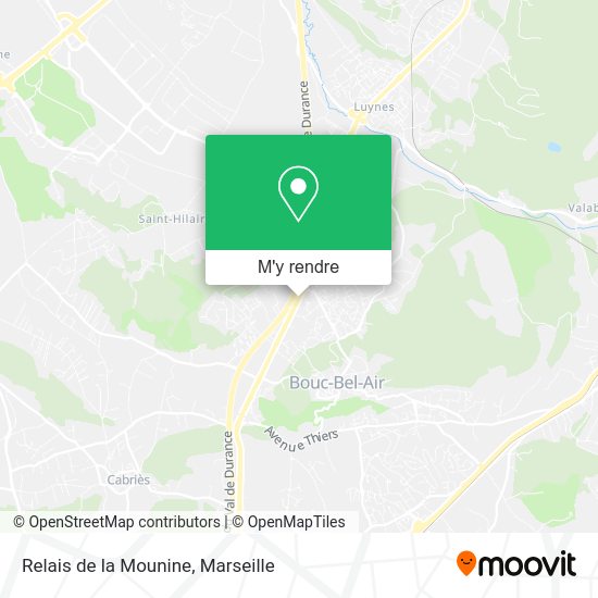 Relais de la Mounine plan