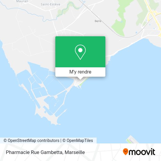 Pharmacie Rue Gambetta plan