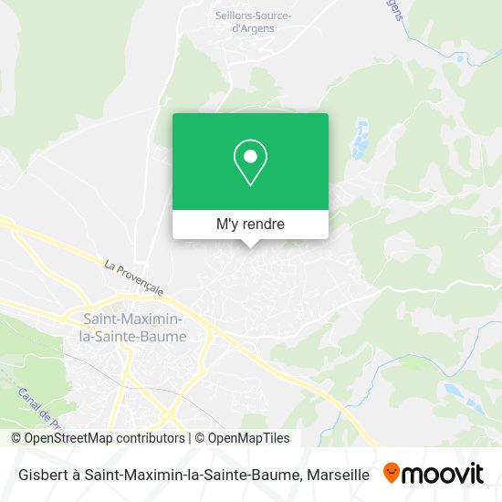 Gisbert à Saint-Maximin-la-Sainte-Baume plan