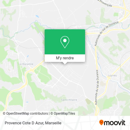Provence Cote D Azur plan