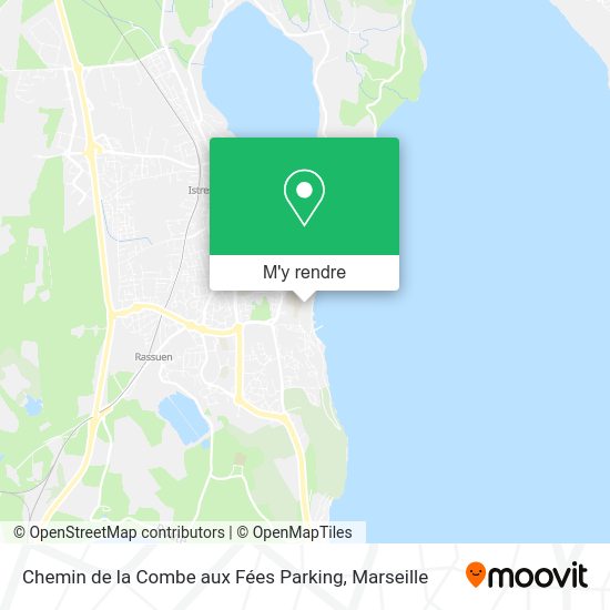 Chemin de la Combe aux Fées Parking plan