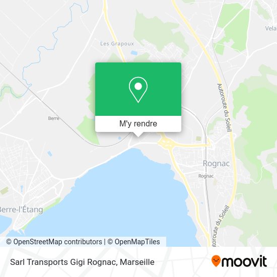 Sarl Transports Gigi Rognac plan