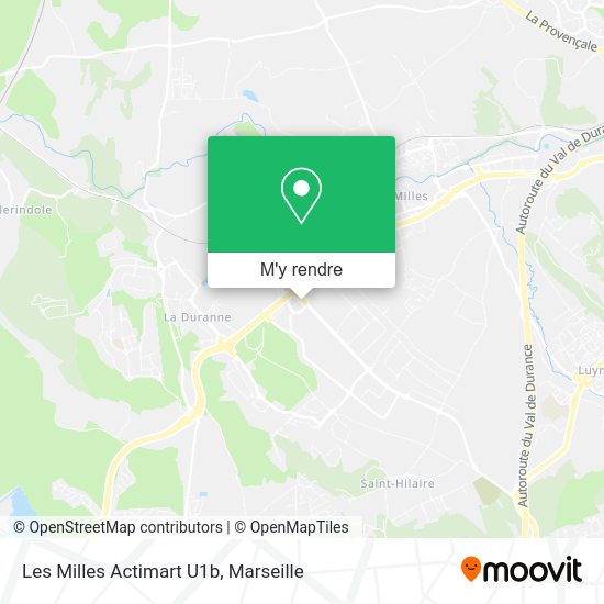 Les Milles Actimart U1b plan
