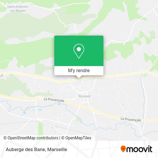 Auberge des Bane plan