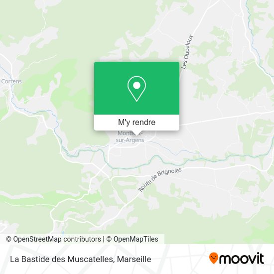 La Bastide des Muscatelles plan