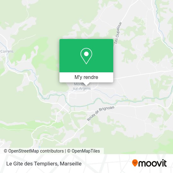 Le Gîte des Templiers plan