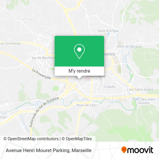 Avenue Henri Mouret Parking plan
