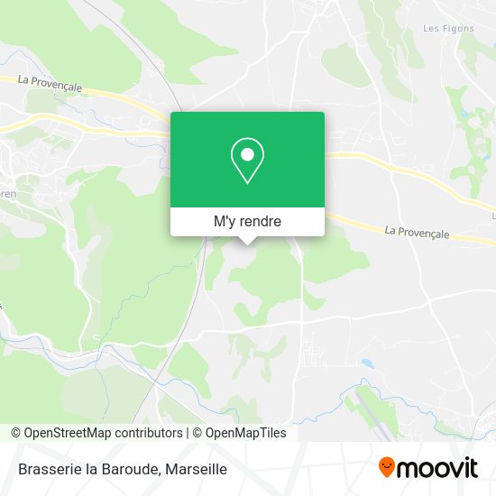 Brasserie la Baroude plan